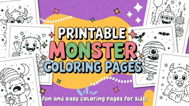 monster coloring pages