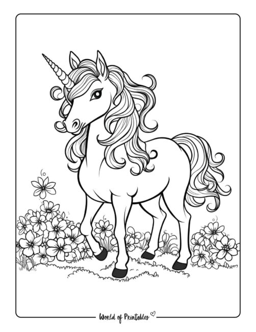 unicorn coloring page-171