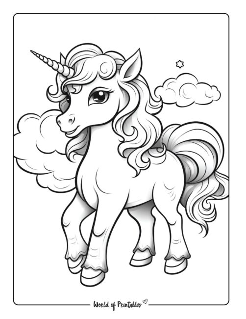 unicorn coloring page-25