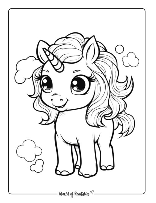 unicorn coloring page-43