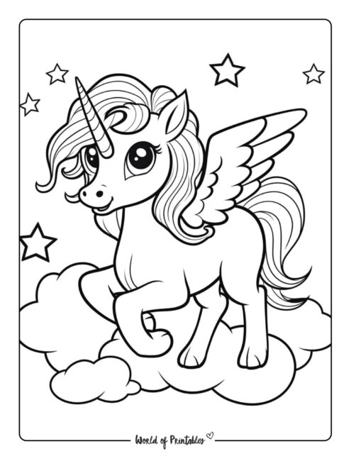 unicorn coloring page-65