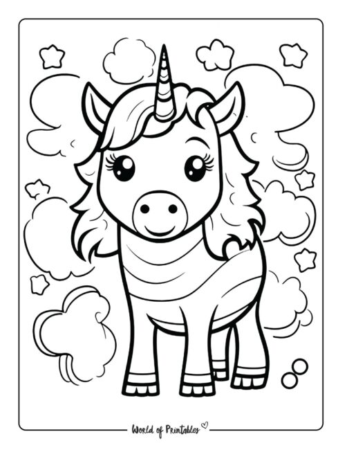 unicorn coloring page-73
