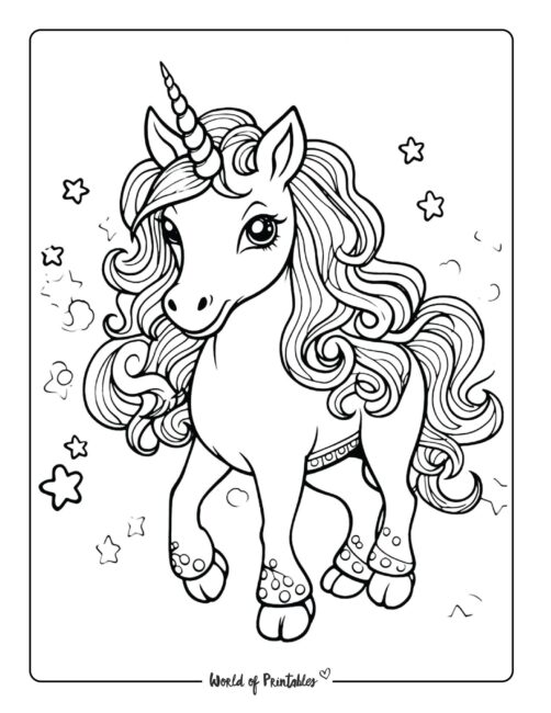 unicorn coloring page-80