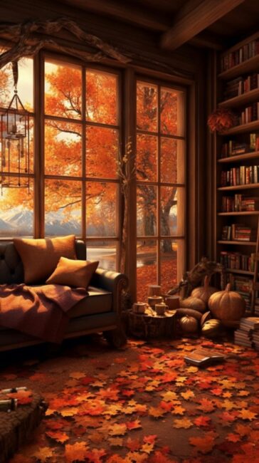 Aesthetic Comforting Fall Background