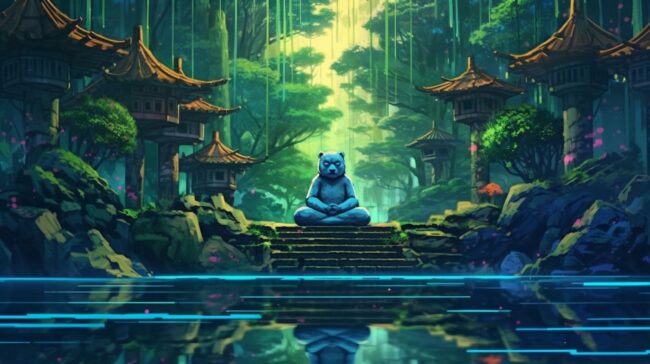 Asia Zen Lofi Background Desktop