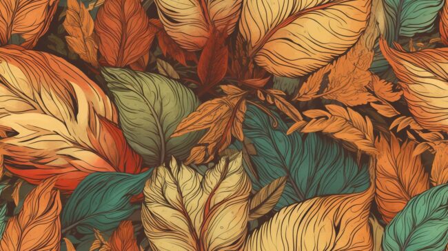 Autumn Leaves Nature Background Wallpaper
