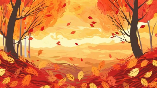Autumn Orange Background for Desktop