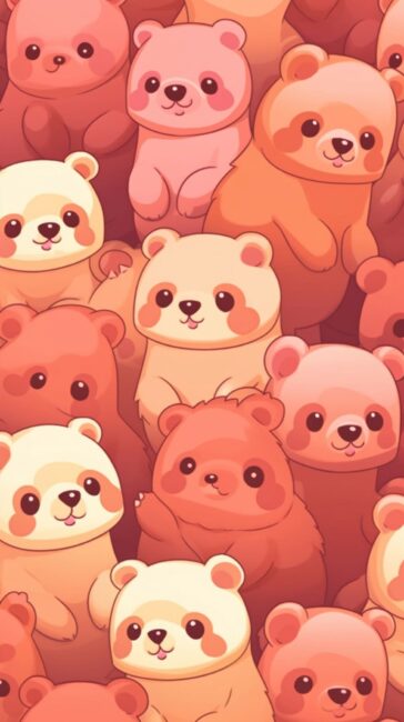 Baby Bear Kawaii Wallpaper
