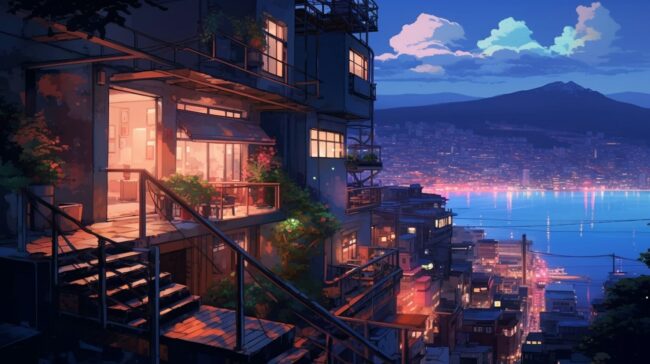 Beautiful Home by the Water Lofi Background