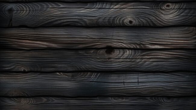 Black Planks Wood Background