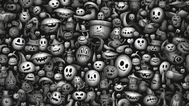 Cartoon Halloween Wallpaper for Desktop