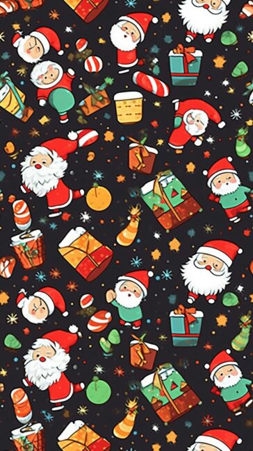 Christmas Wallpaper iPhone Pattern