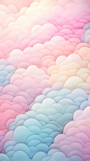 Cloud Textured Pastel Wallpaper