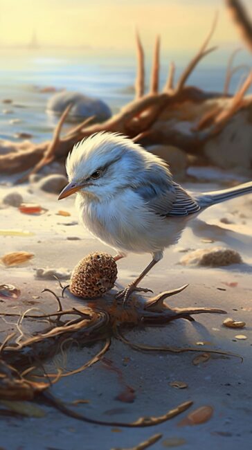 Cute Bird Nature Background