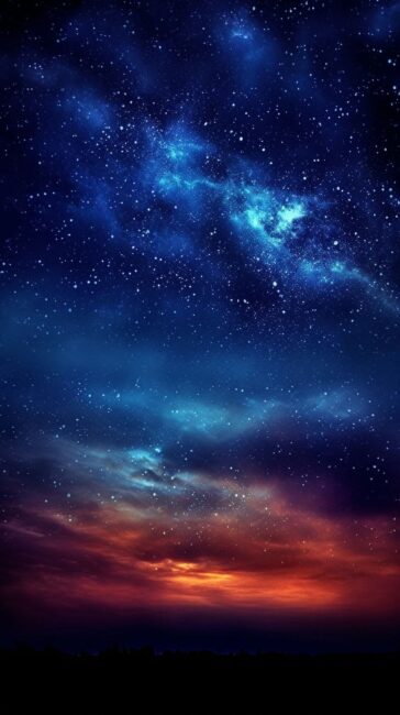 Dark Wallpaper of the Night Sky