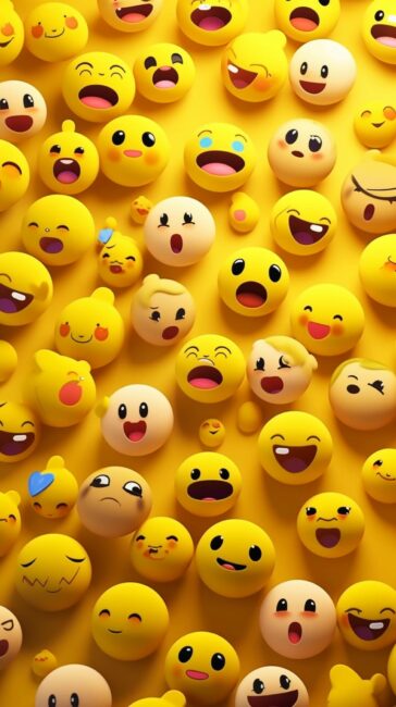 Emoji Yellow Background