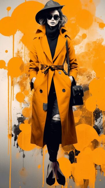 Fashion Orange Background