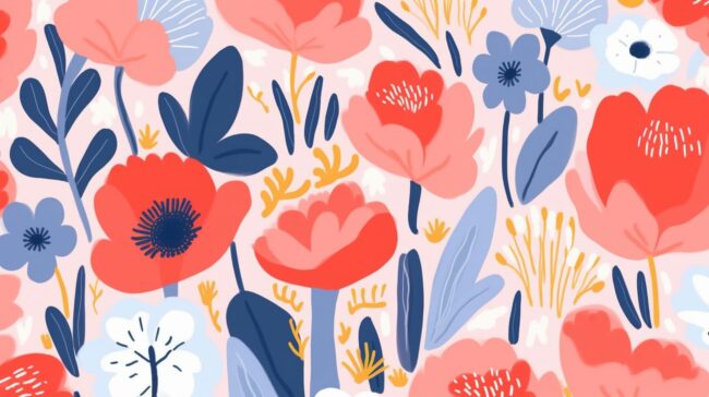 Floral Pattern Nature Background Desktop