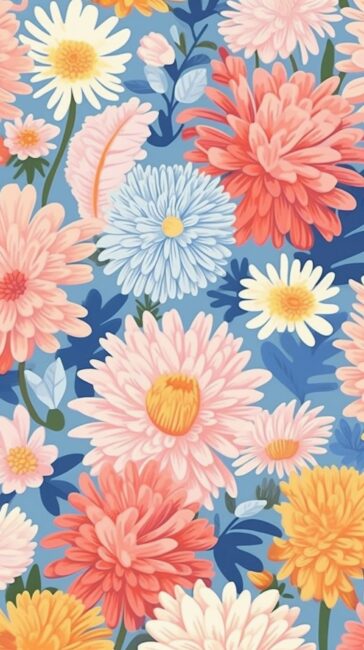 Floral Pattern Nature Wallpaper iPhone