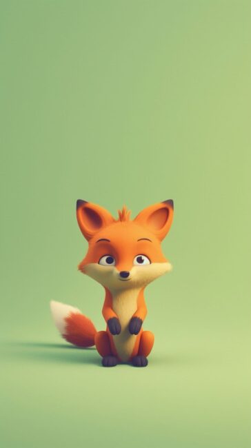 Fox Simple Wallpaper
