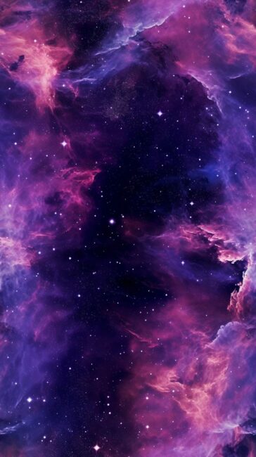 Galaxy Aesthetic Purple Wallpaper