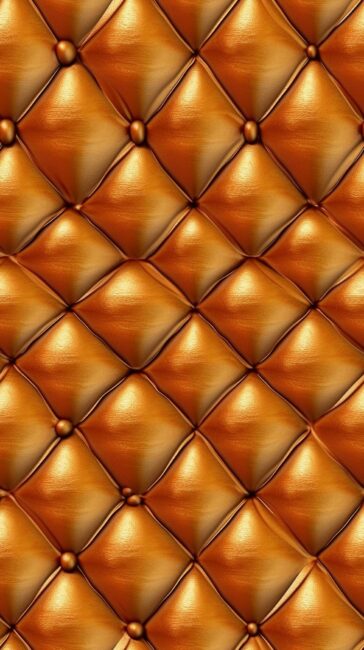 Gold Quilted Texture Background