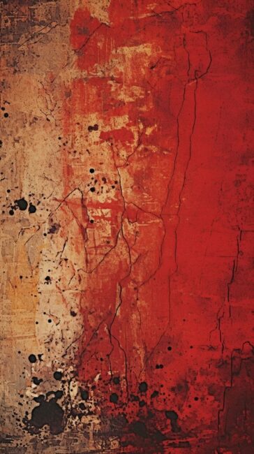 Grunge Textured Red Background
