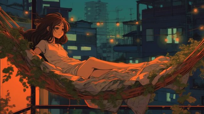 Hammock Scene Lofi Background