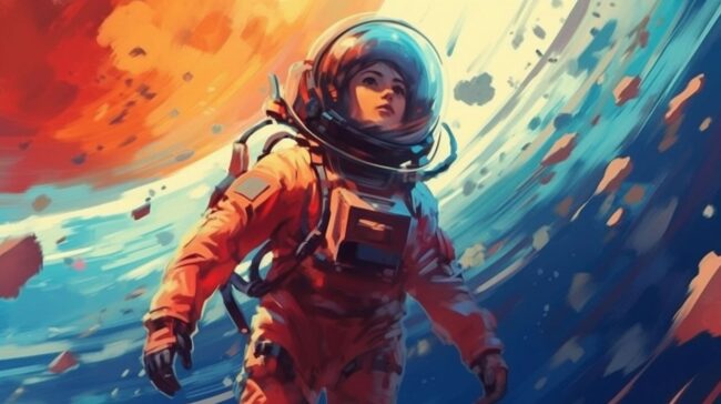 Illustrative Astronaut Space Wallpapers