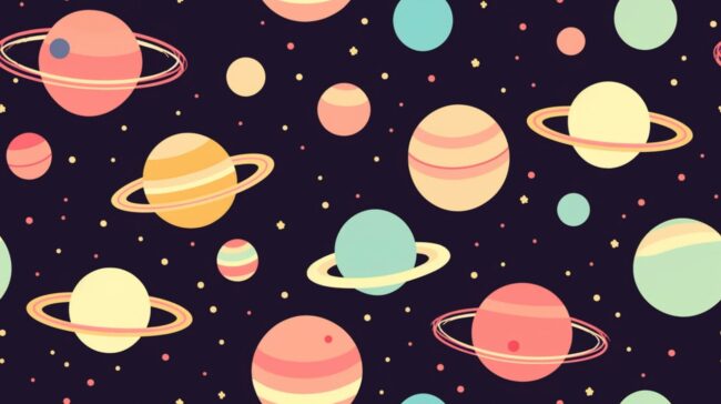 Kawaii Planers Space Wallpapers Desktop