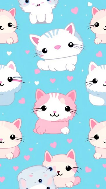 Kitten Kawaii Wallpaper