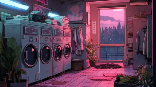 Laundry Room Lofi Background
