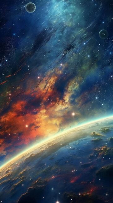 Macro Earth Space Background