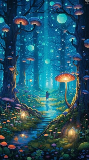 Magical Forest Background
