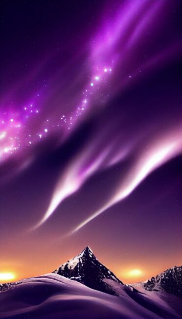 Milky Way Purple Background