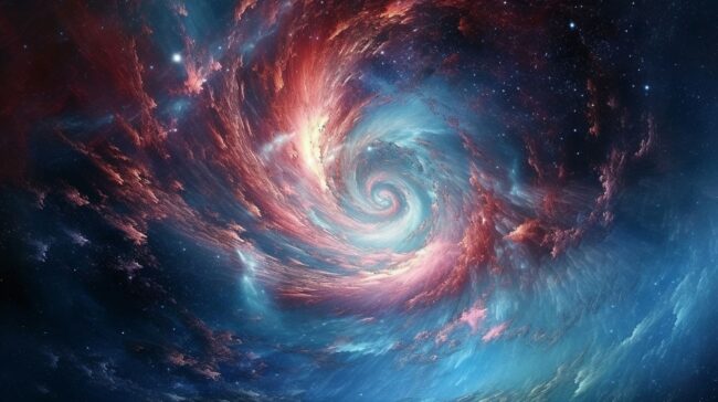 Nebula in Space Galaxy Background Desktop