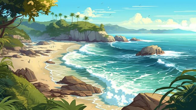 Ocean Nature Background Desktop