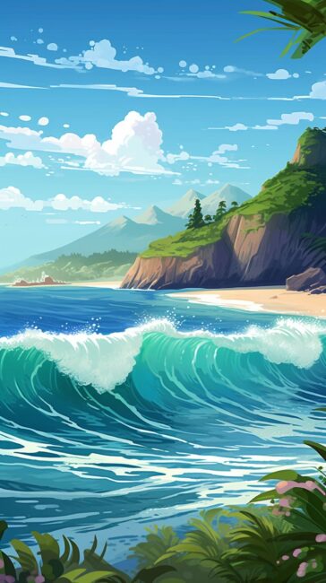 Ocean Nature Background Wallpaper