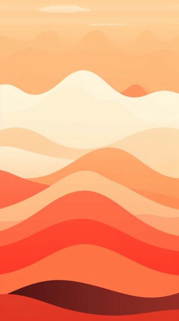 Orange Tone Simple Wallpaper