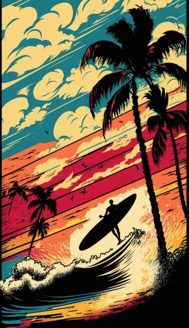 Palm Tree Beach Nature Wallpaper iPhone