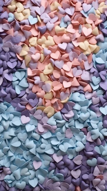 Paper Heart Background