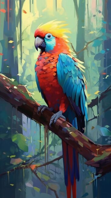 Parrot Nature Wallpaper iPhone