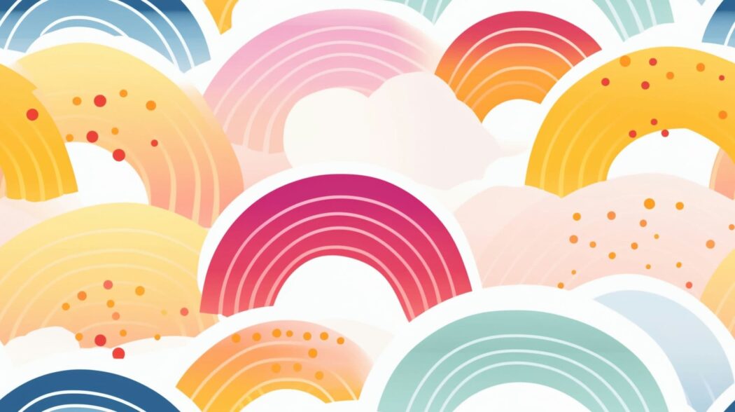 100+ Rainbow Backgrounds - World of Printables
