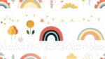100+ Rainbow Backgrounds - World of Printables