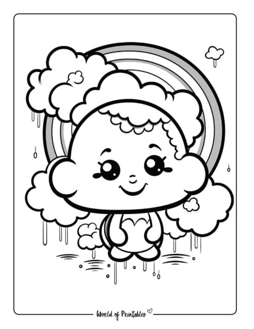 Rainbow Coloring Page 23
