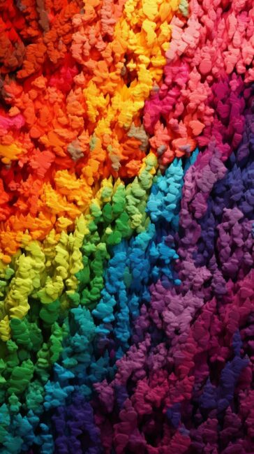 Rainbow Textured Coloured Background