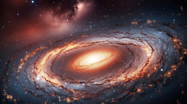 Serene Vastness Galaxy Background