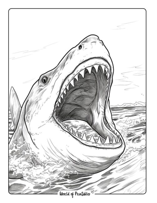 Shark Coloring Page 12