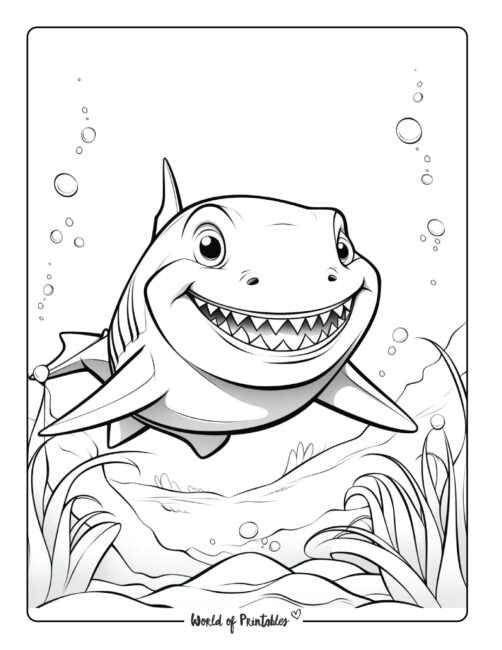 Shark Coloring Page 15