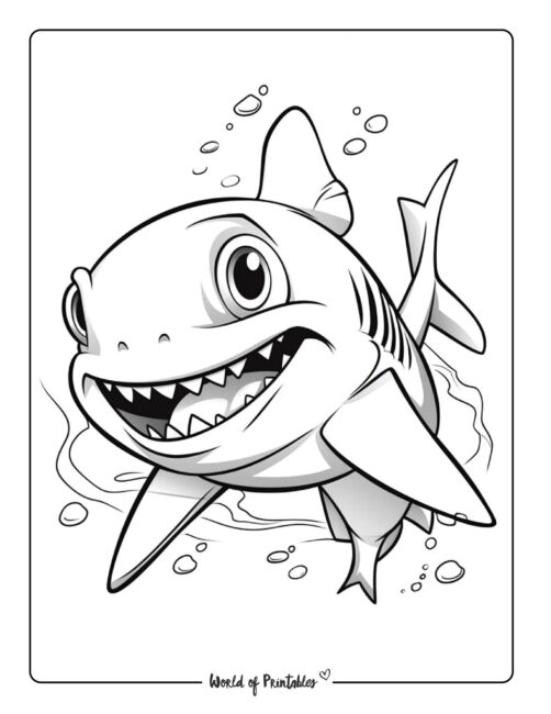 Shark Coloring Page 20